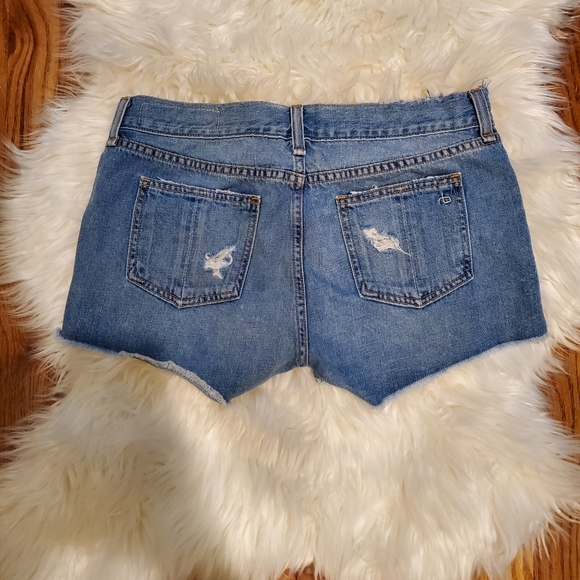 ☀️Rag&Bone Cut off Distressed Shorts Gunner Sz 25 - Picture 3 of 8